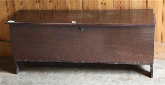 An 18th century oak coffer